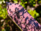 Polished Rhodonite Gemstone Display Crystals x 3 From Ambindavato, Madagascar - Toprock Gemstones and Minerals 