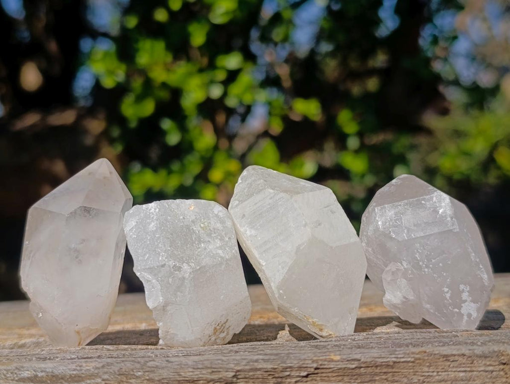Natural Double Terminated Malagasy Quartz Crystals x 35 From Madagascar - Toprock Gemstones and Minerals 