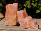 Natural Rhombohedral Sunset Orange Calcite Specimens x 24 From Spitzkop, Namibia - Toprock Gemstones and Minerals 