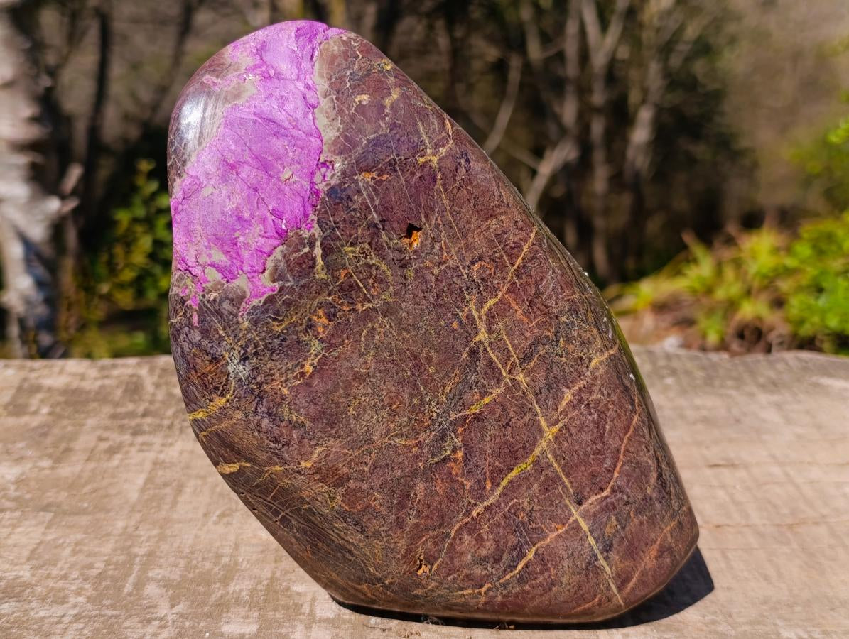 Polished Large Stichtite Standing Display Piece x 1 From Barberton, South Africa - Toprock Gemstones and Minerals 