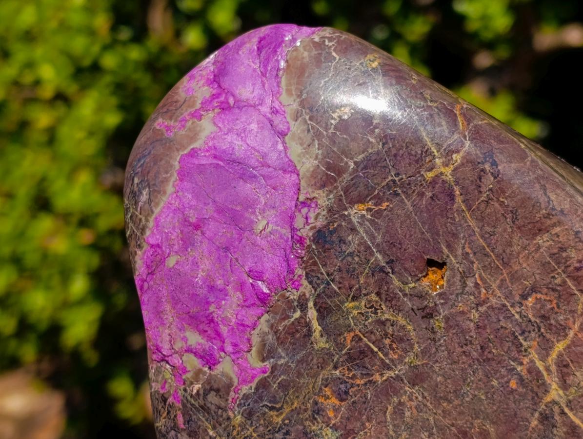 Polished Large Stichtite Standing Display Piece x 1 From Barberton, South Africa - Toprock Gemstones and Minerals 