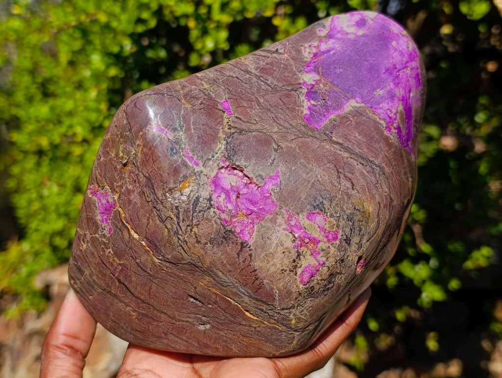 Polished Large Stichtite Standing Display Piece x 1 From Barberton, South Africa - Toprock Gemstones and Minerals 