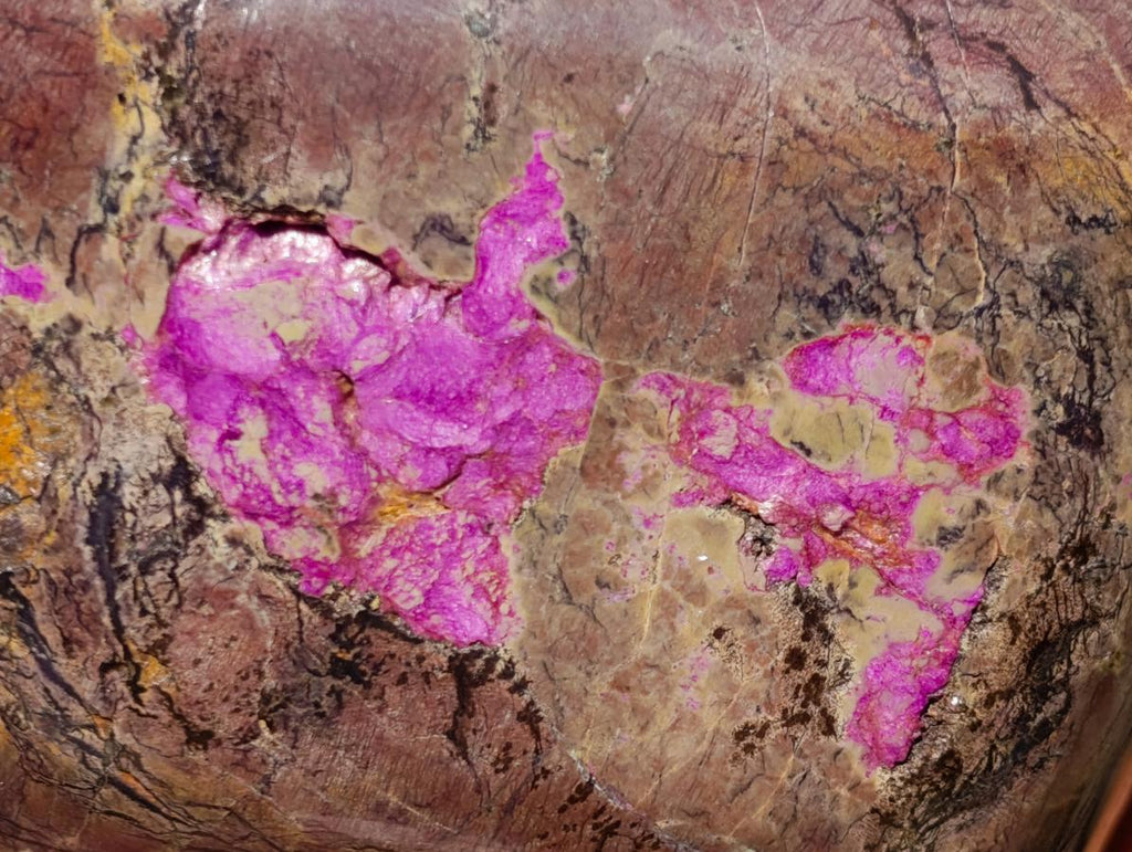 Polished Large Stichtite Standing Display Piece x 1 From Barberton, South Africa - Toprock Gemstones and Minerals 