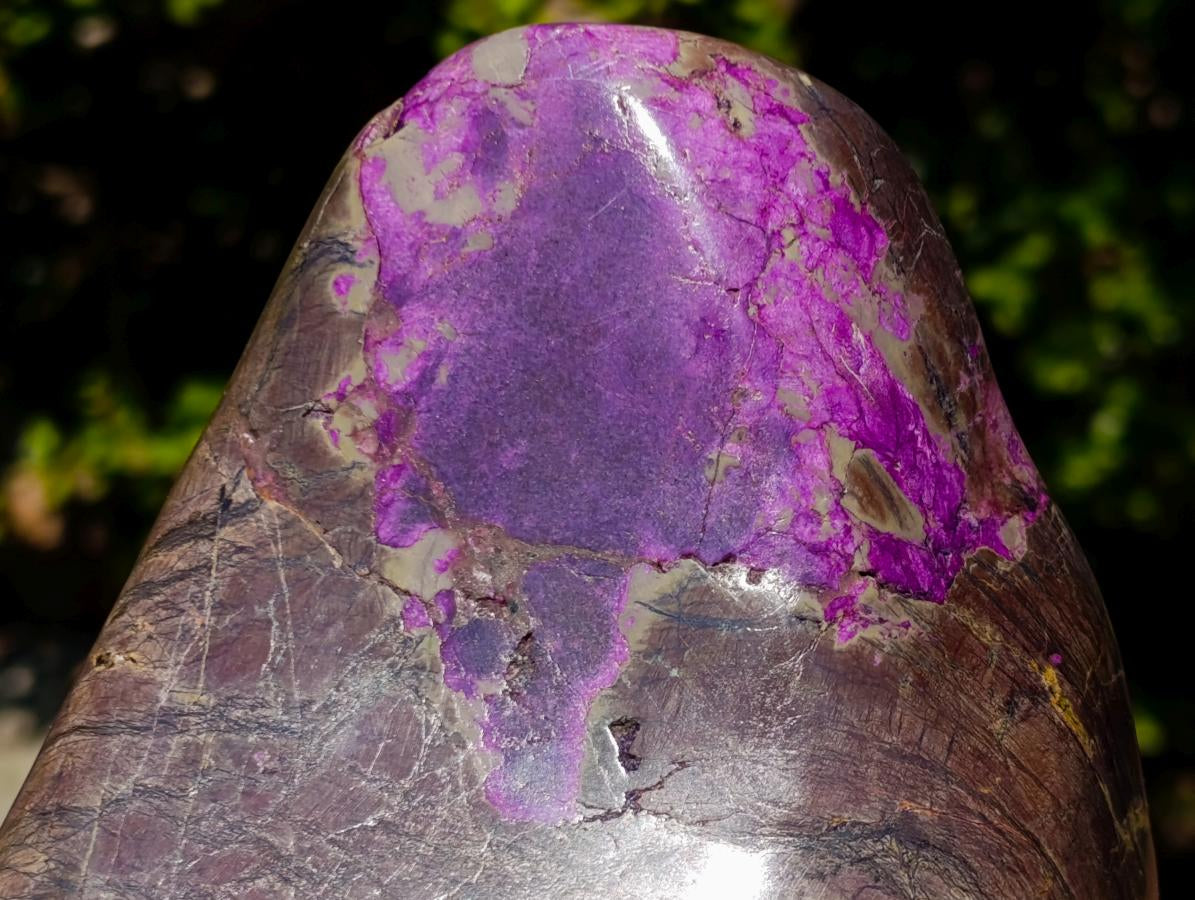 Polished Large Stichtite Standing Display Piece x 1 From Barberton, South Africa - Toprock Gemstones and Minerals 