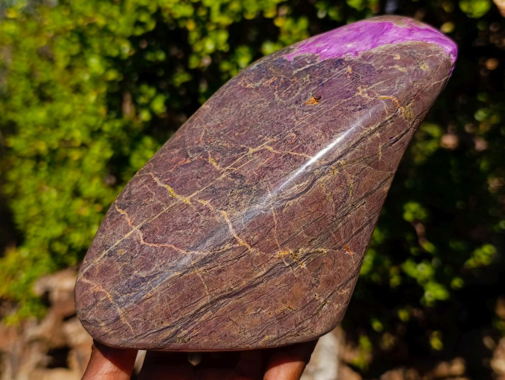 Polished Large Stichtite Standing Display Piece x 1 From Barberton, South Africa - Toprock Gemstones and Minerals 