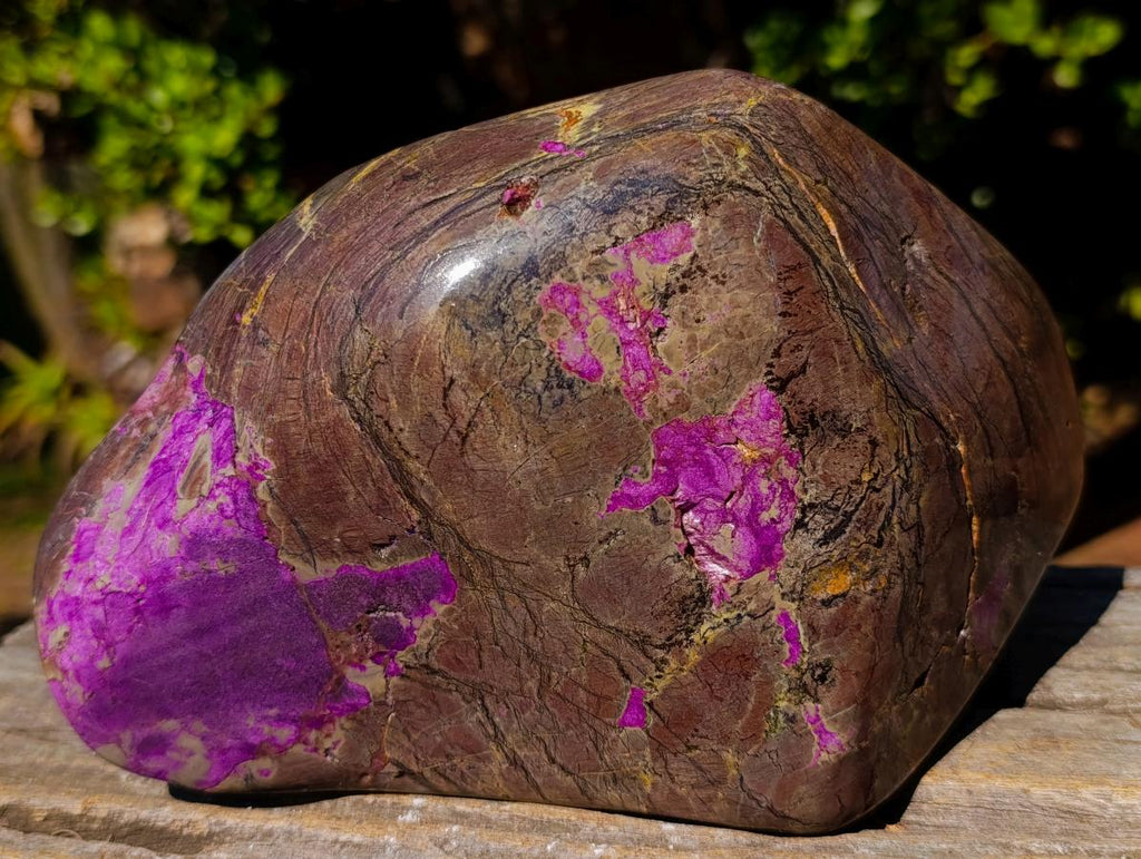 Polished Large Stichtite Standing Display Piece x 1 From Barberton, South Africa - Toprock Gemstones and Minerals 