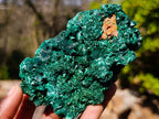 Natural Silky Malachite Specimens x 3 From Kasompe, Congo - Toprock Gemstones and Minerals 