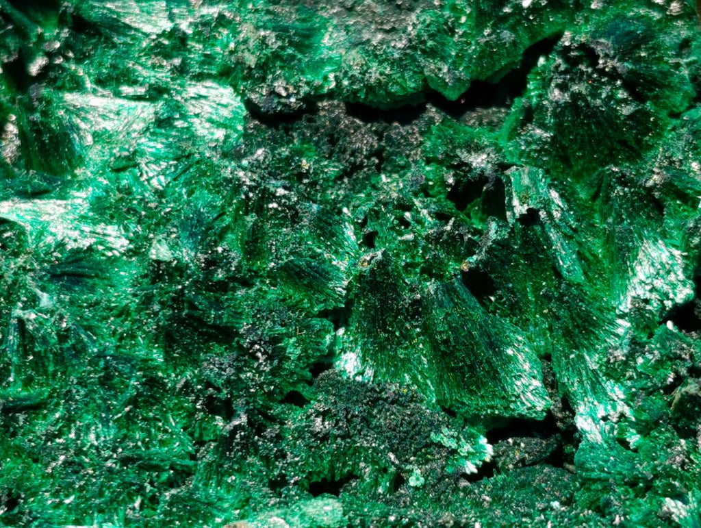 Natural Silky Malachite Specimens x 3 From Kasompe, Congo - Toprock Gemstones and Minerals 
