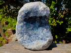 Natural Large Blue Celestite Geode Specimen x 1 From Sakoany, Madagascar - Toprock Gemstones and Minerals 