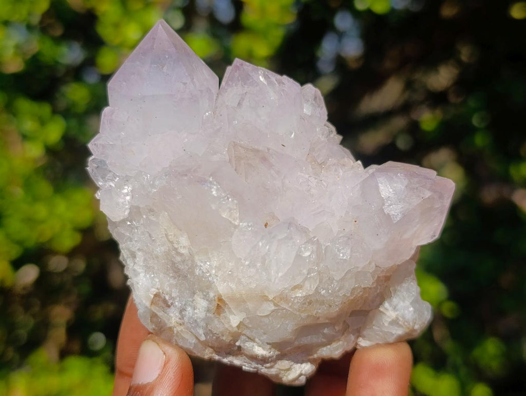 Natural Lilac Spirit Quartz Clusters x 4 From Boekenhouthoek, South Africa - Toprock Gemstones and Minerals 