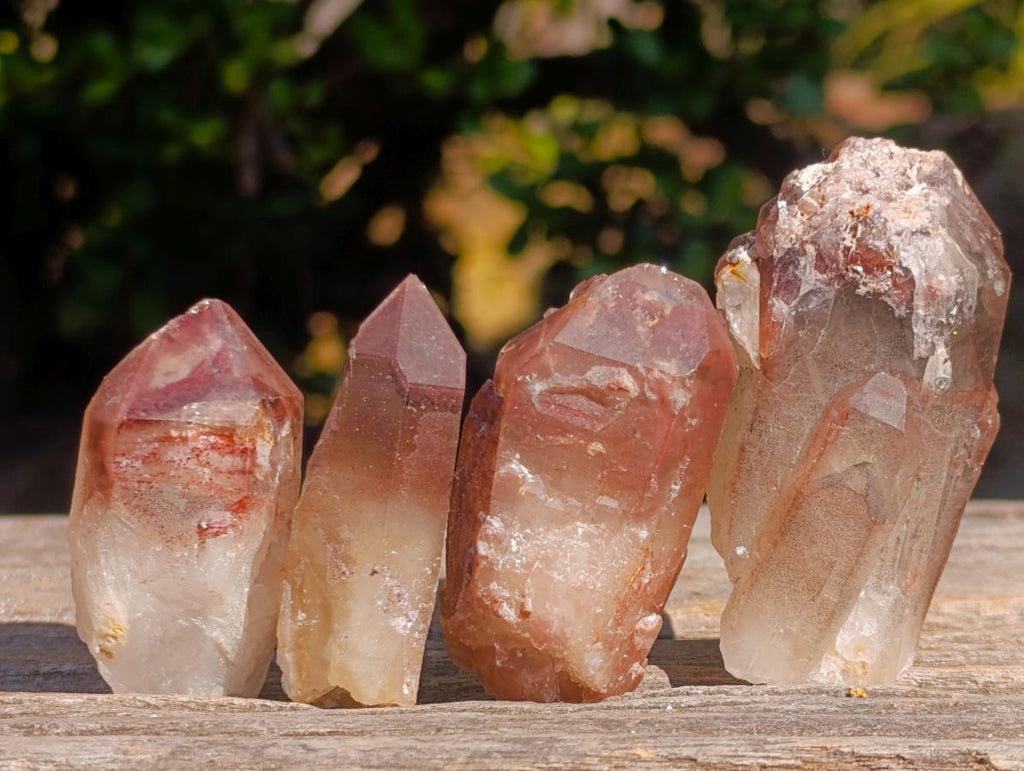 Natural Red Hematoid Quartz Crystals x 24 From Karoi, Zimbabwe - Toprock Gemstones and Minerals 