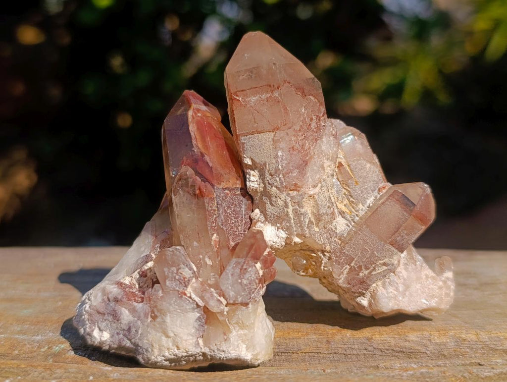 Natural Red Hematoid Quartz Crystals x 24 From Karoi, Zimbabwe - Toprock Gemstones and Minerals 