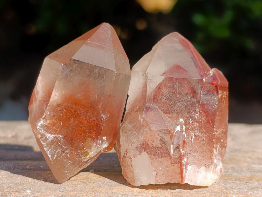 Natural Red Hematoid Quartz Crystals x 24 From Karoi, Zimbabwe - Toprock Gemstones and Minerals 