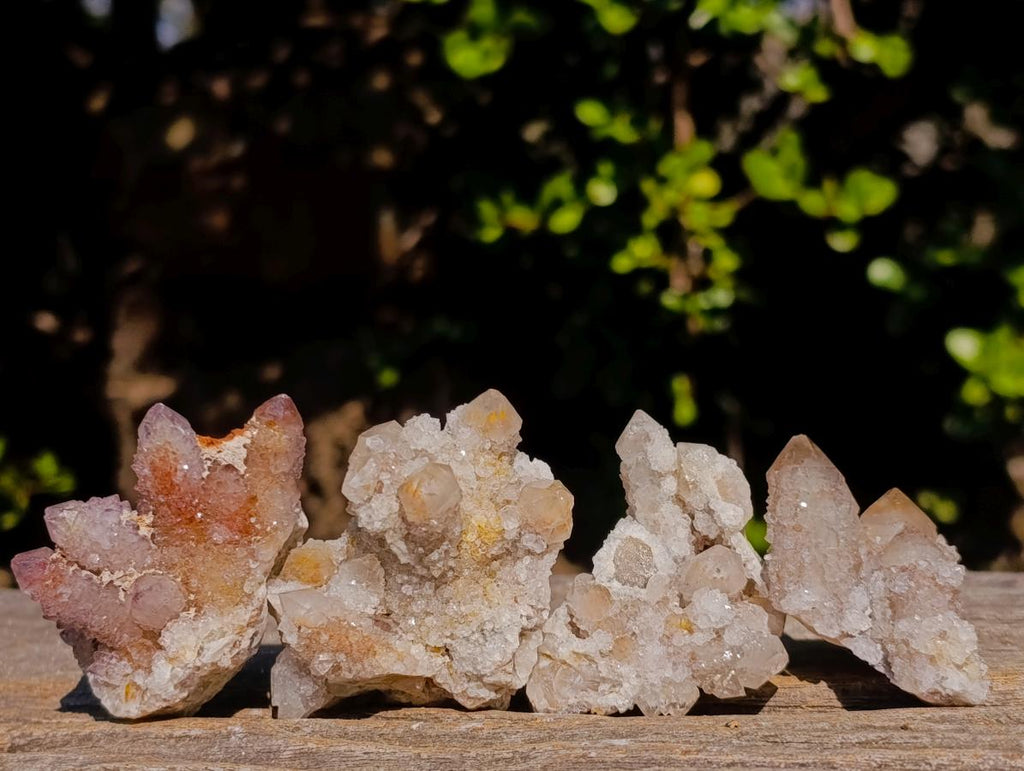 Natural Drusy Fairy Spirit Quartz Crystals and Clusters x 35 From Boekenhouthoek, South Africa - Toprock Gemstones and Minerals 
