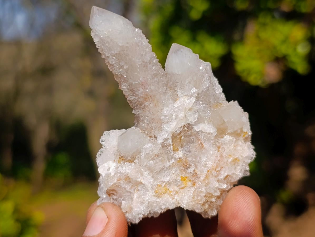 Natural Drusy Fairy Spirit Quartz Crystals and Clusters x 35 From Boekenhouthoek, South Africa - Toprock Gemstones and Minerals 