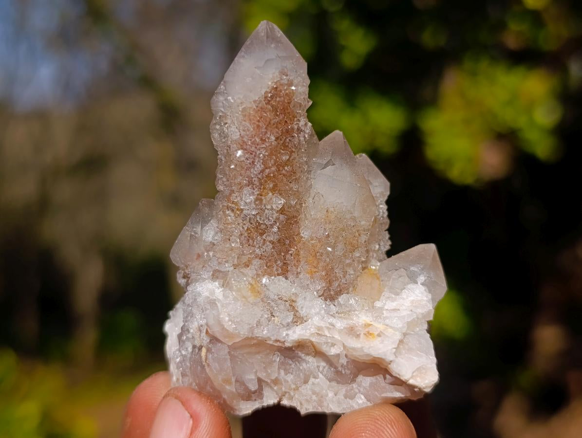 Natural Drusy Fairy Spirit Quartz Crystals and Clusters x 35 From Boekenhouthoek, South Africa - Toprock Gemstones and Minerals 