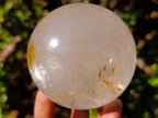 Polished Clear Quartz Crystal Balls x 2 From Madagascar - Toprock Gemstones and Minerals 