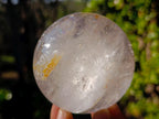 Polished Clear Quartz Crystal Balls x 2 From Madagascar - Toprock Gemstones and Minerals 