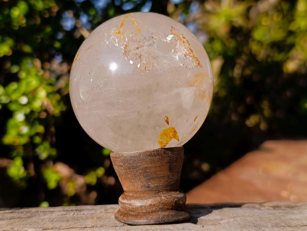 Polished Clear Quartz Crystal Balls x 2 From Madagascar - Toprock Gemstones and Minerals 