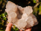 Natural Cascading White Phantom Smokey Luena Quartz Clusters x 6 From Luena, Congo - Toprock Gemstones and Minerals 