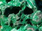 Natural Silky Malachite Specimens x 2 From Kasompe, Congo - Toprock Gemstones and Minerals 
