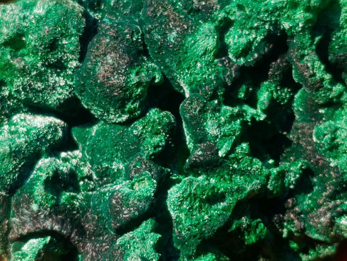 Natural Silky Malachite Specimens x 2 From Kasompe, Congo - Toprock Gemstones and Minerals 