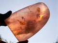 Polished Gemmy Rose Quartz Standing Display Pieces x 2 From Madagascar - Toprock Gemstones and Minerals 