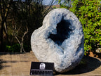 Natural XL Blue Celestite Geode Specimen x 1 From Sakoany, Madagascar - Toprock Gemstones and Minerals 