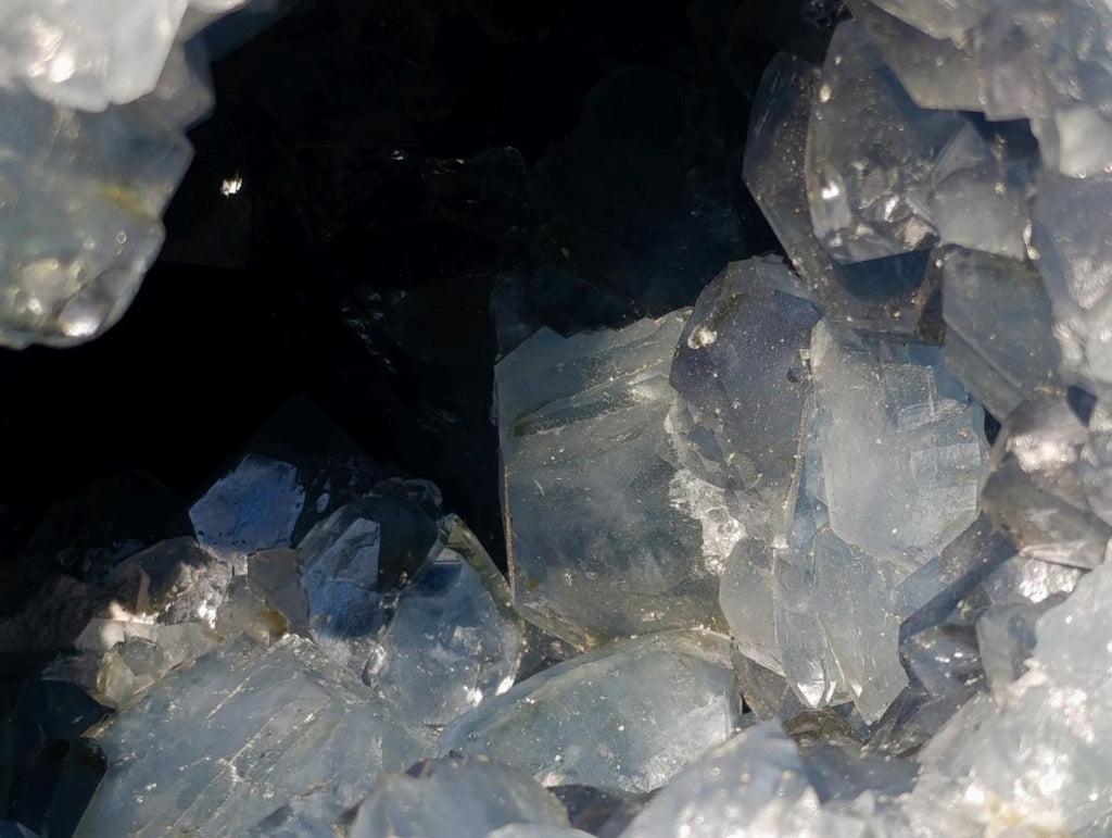 Natural XL Blue Celestite Geode Specimen x 1 From Sakoany, Madagascar - Toprock Gemstones and Minerals 