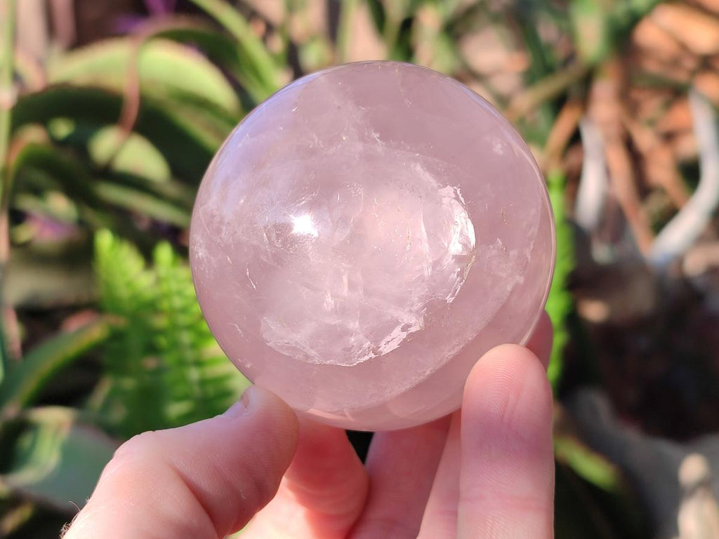 Polished Gemmy Rose Quartz Spheres x 4 From Madagascar - Toprock Gemstones and Minerals 