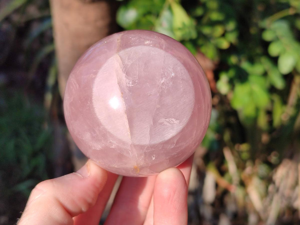 Polished Gemmy Rose Quartz Spheres x 4 From Madagascar - Toprock Gemstones and Minerals 