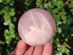 Polished Gemmy Rose Quartz Spheres x 4 From Madagascar - Toprock Gemstones and Minerals 