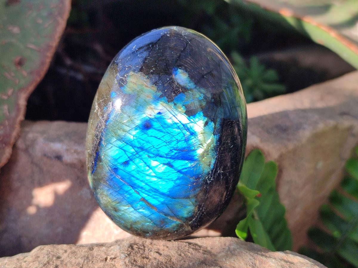 Polished Large Blue Lace Agate Standing Display Piece x 1 From Nsanje, Malawi - Toprock Gemstones and Minerals 