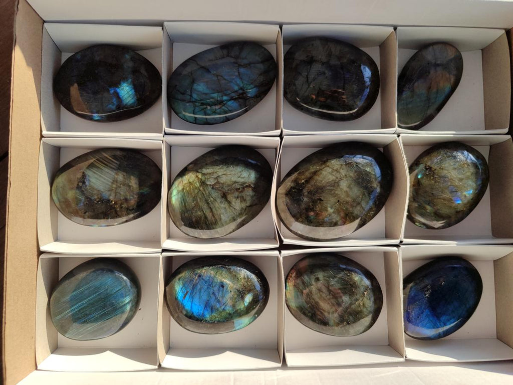 Polished Large Blue Lace Agate Standing Display Piece x 1 From Nsanje, Malawi - Toprock Gemstones and Minerals 