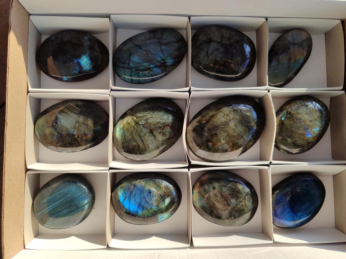 Polished Large Blue Lace Agate Standing Display Piece x 1 From Nsanje, Malawi - Toprock Gemstones and Minerals 