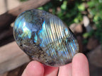 Polished Large Blue Lace Agate Standing Display Piece x 1 From Nsanje, Malawi - Toprock Gemstones and Minerals 