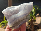 Natural Blue Lace Agate Geode Specimens x 12 From Nsanje, Malawi - Toprock Gemstones and Minerals 