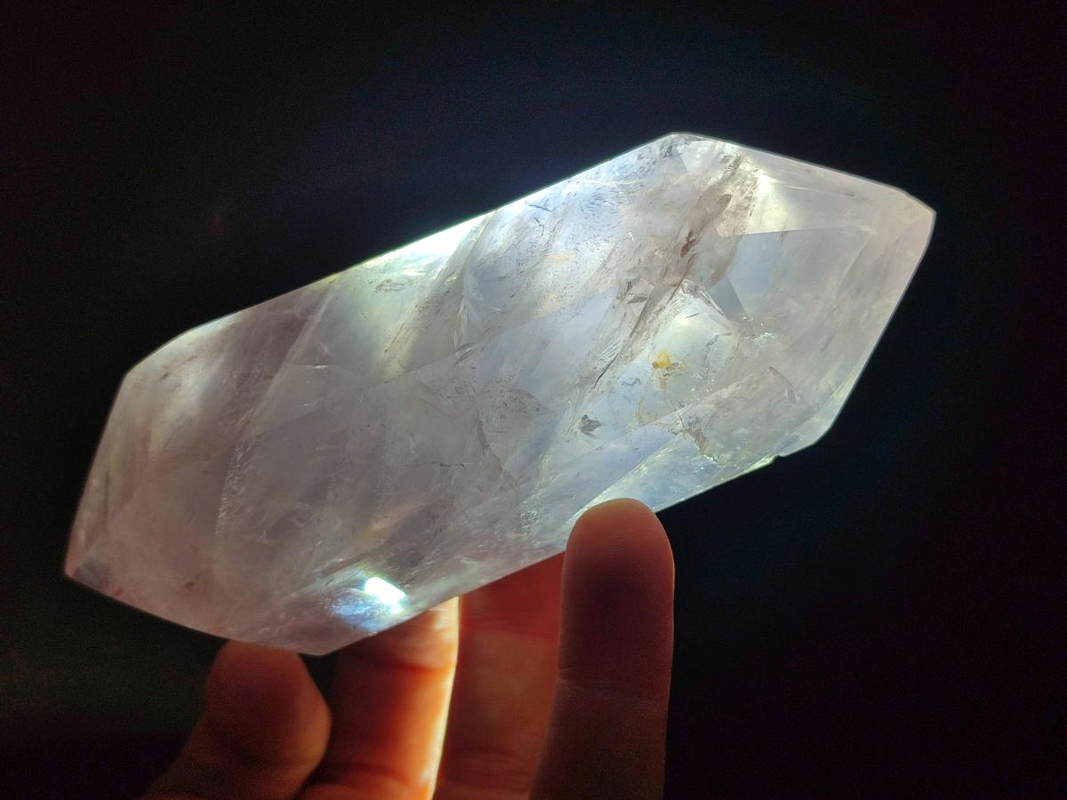 Polished Double Terminated Gemmy Rose Quartz Crystals x 6 From Madagascar - Toprock Gemstones and Minerals 