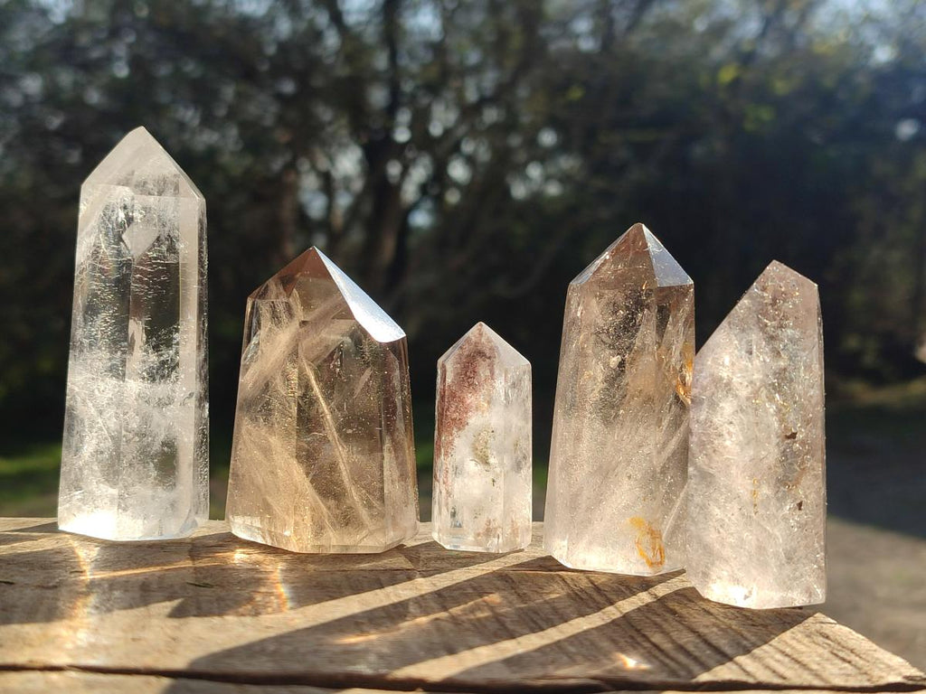 Polished Mix of Multi Mineral Crystals x 17 From Madagascar - Toprock Gemstones and Minerals 