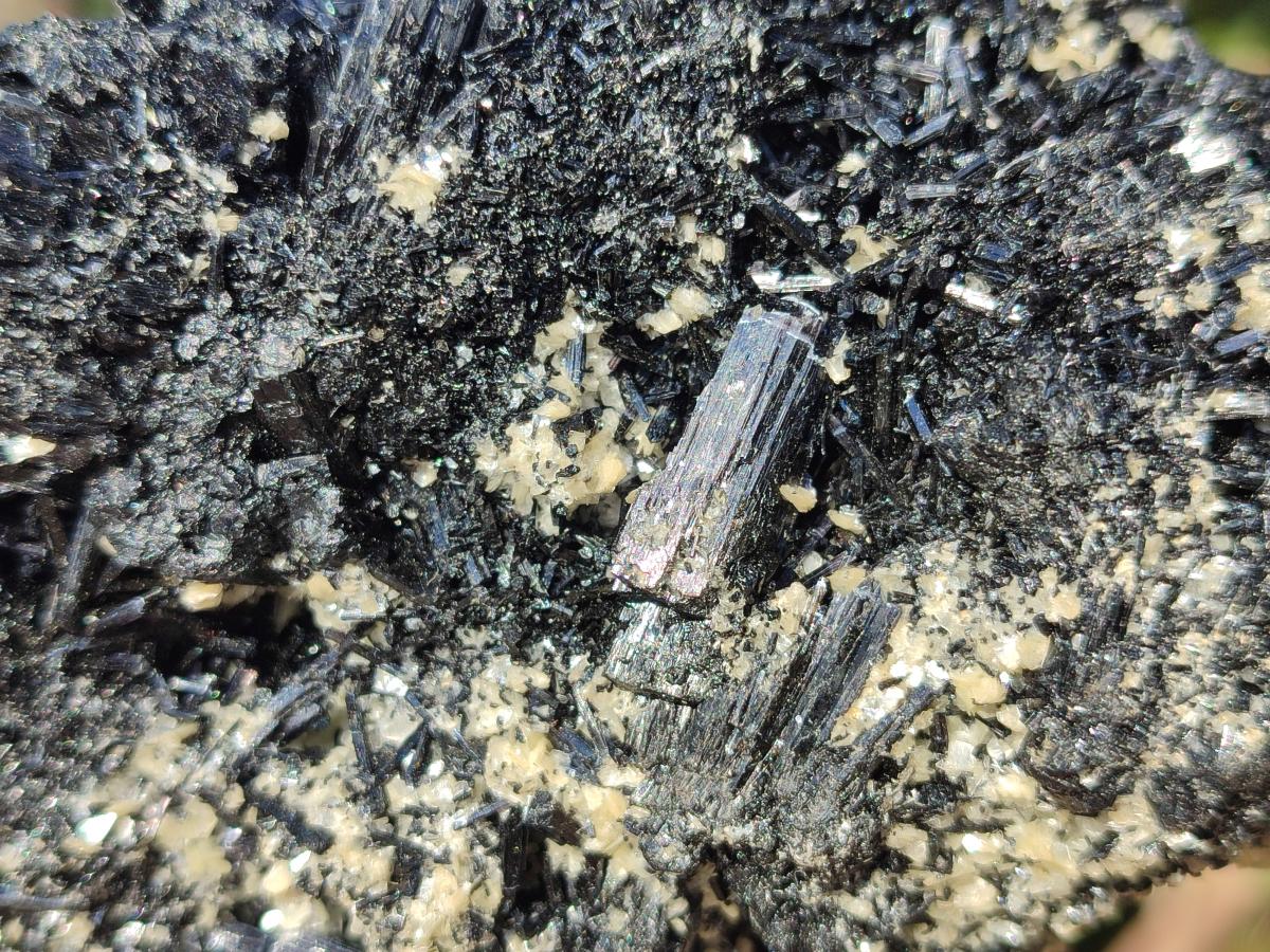 Natural Schorl Black Tourmaline Specimens with Vermiculite Mica x 2 From Erongo, Namibia - Toprock Gemstones and Minerals 