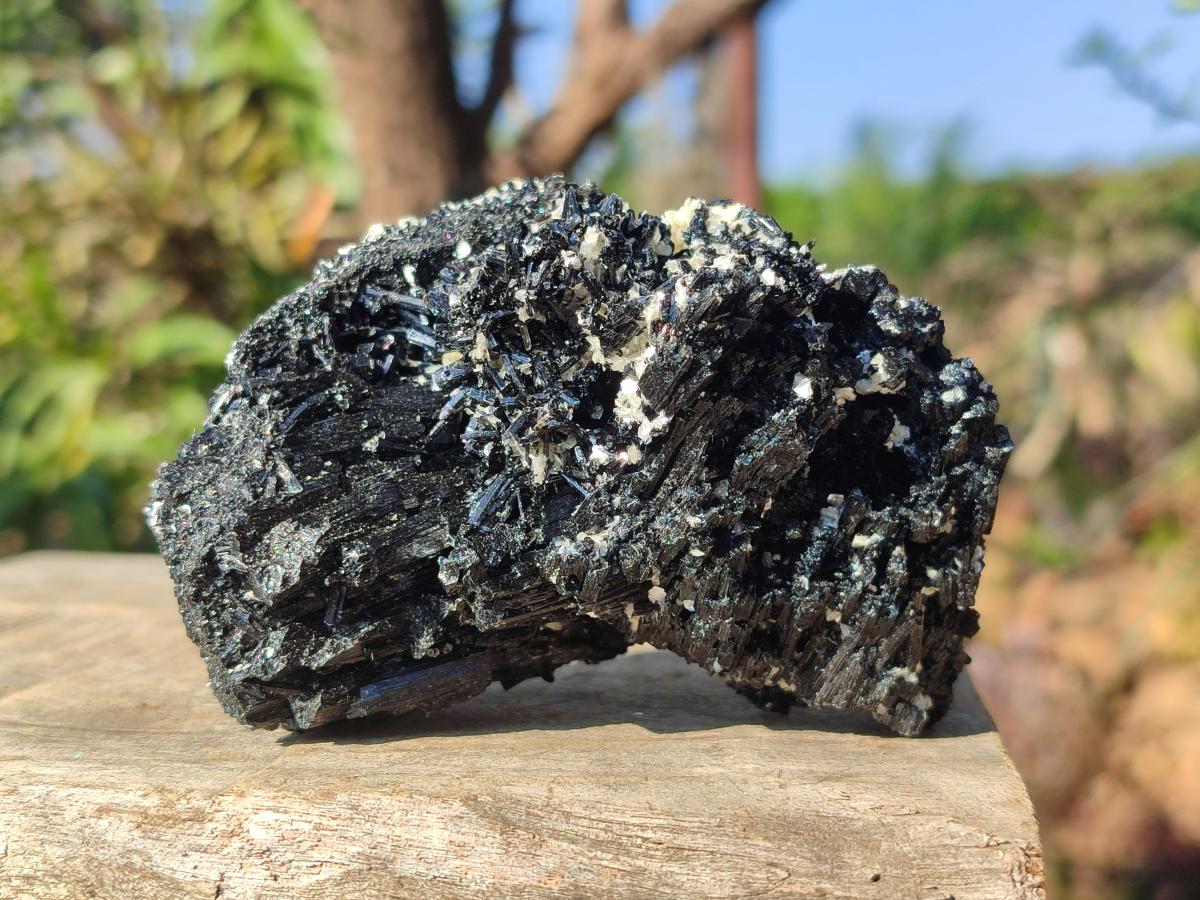 Natural Schorl Black Tourmaline Specimens with Vermiculite Mica x 2 From Erongo, Namibia - Toprock Gemstones and Minerals 