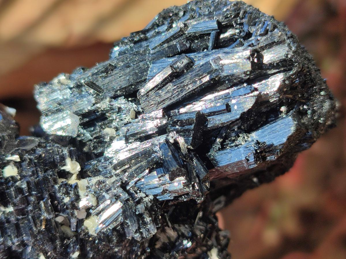 Natural Schorl Black Tourmaline Specimens with Vermiculite Mica x 2 From Erongo, Namibia - Toprock Gemstones and Minerals 