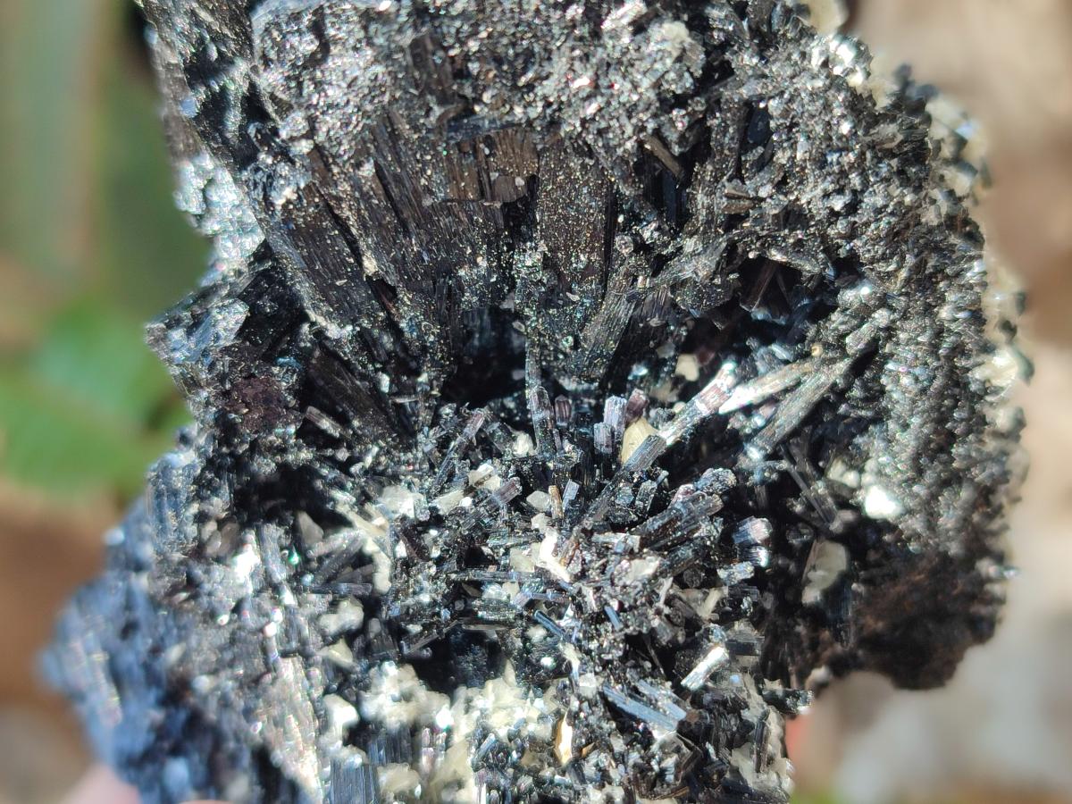 Natural Schorl Black Tourmaline Specimens with Vermiculite Mica x 2 From Erongo, Namibia - Toprock Gemstones and Minerals 