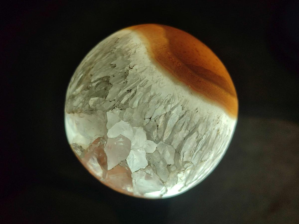 Polished Red Shashe River Banded Agate Spheres x 7 From Shashe River, Zimbabwe - Toprock Gemstones and Minerals 