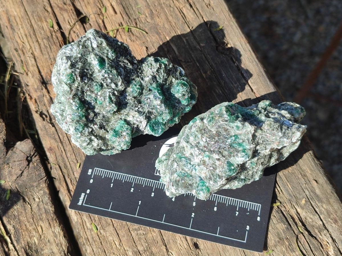 Natural Emerald Mica 'Mutokolite' Cobbed Specimens x 12 From Mutoko, Zimbabwe - Toprock Gemstones and Minerals 