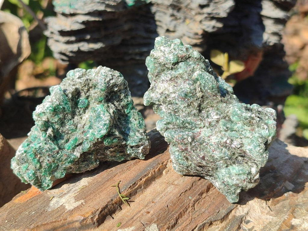 Natural Emerald Mica 'Mutokolite' Cobbed Specimens x 12 From Mutoko, Zimbabwe - Toprock Gemstones and Minerals 