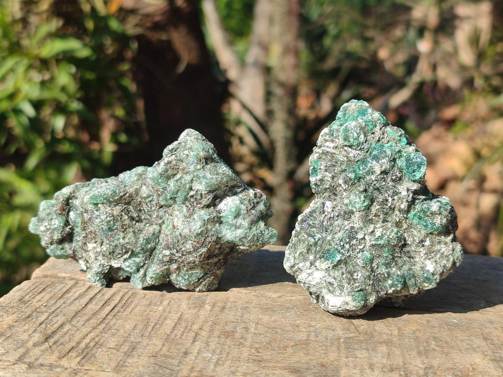 Natural Emerald Mica 'Mutokolite' Cobbed Specimens x 12 From Mutoko, Zimbabwe - Toprock Gemstones and Minerals 