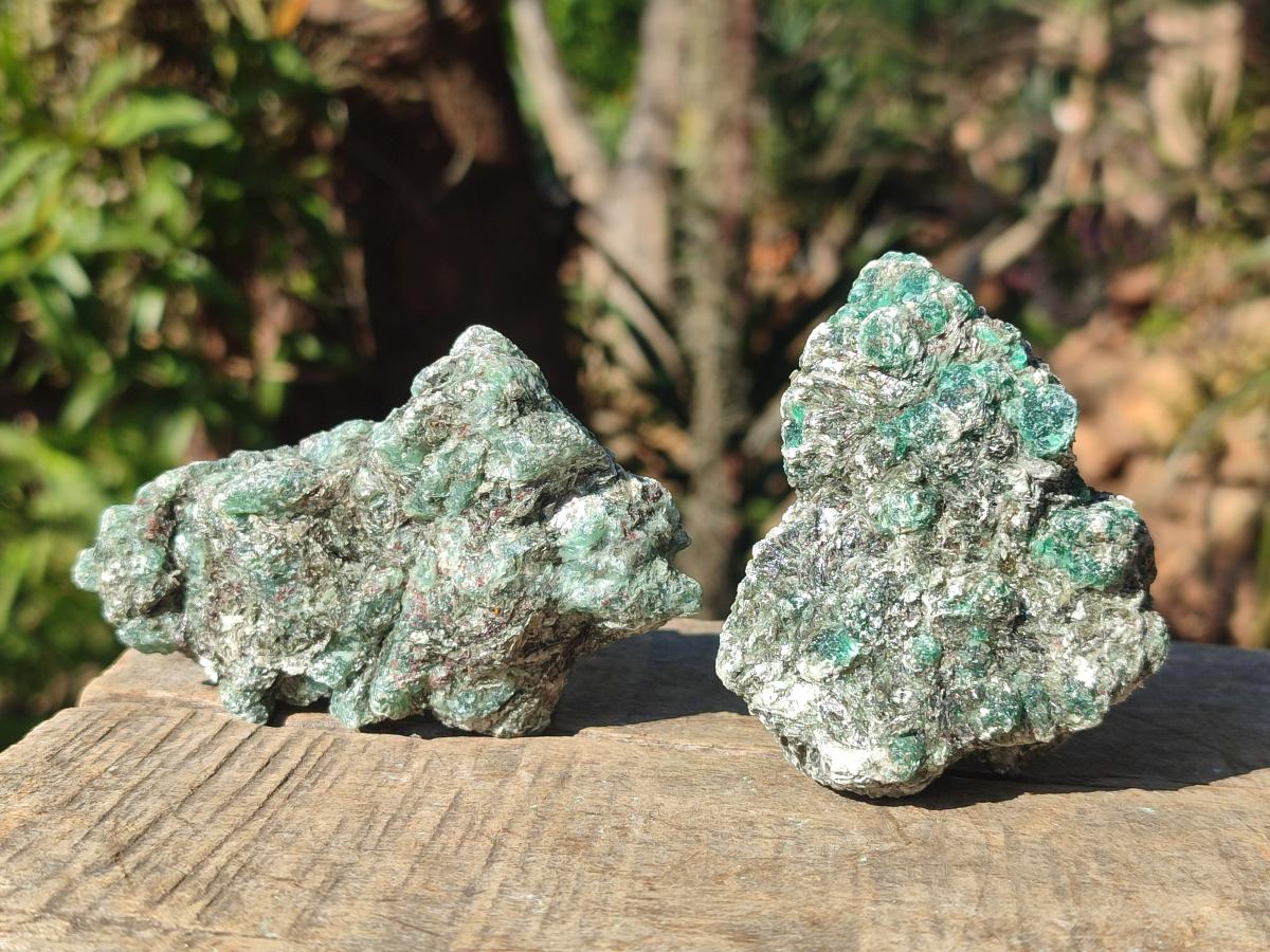 Natural Emerald Mica 'Mutokolite' Cobbed Specimens x 12 From Mutoko, Zimbabwe - Toprock Gemstones and Minerals 