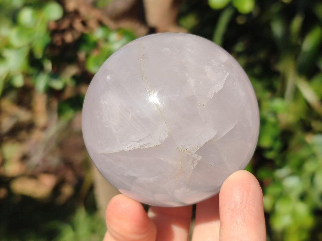 Polished Gemmy Rose and Lavender Quartz Spheres x 4 From Madagascar - Toprock Gemstones and Minerals 