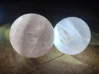 Polished Gemmy Rose and Lavender Quartz Spheres x 4 From Madagascar - Toprock Gemstones and Minerals 